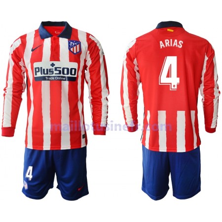 Maillot de Foot Atlético Madrid Santiago Arias 4 Domicile 2020-21 Manches Longues - Enfant Maillot de Foot Atlético Madrid Santiago Arias 4 Domicile 2020-21 Manches Longues - Enfant